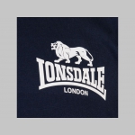 Lonsdale tmavomodrá pánska polokošela s tlačeným logom materiál 65%polyeste 35%bavlna